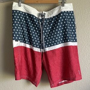 American Flag Board Shorts